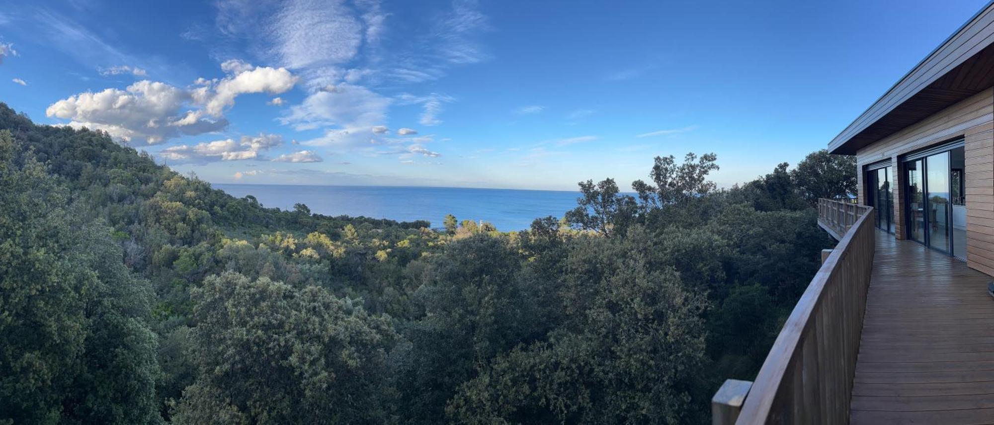 סארי סולנזארה Villa L'Alpana En Bois Vue Mer A 180 Degres מראה חיצוני תמונה
